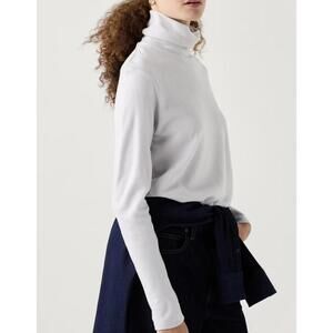 Uniqlo HEATTECH Fleece T-Shirt | Turtleneck NWT Light Gray XL